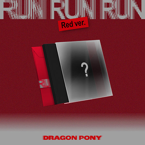 Dragon Pony RUN RUN RUN 3rd EP Album RED Ver - main image