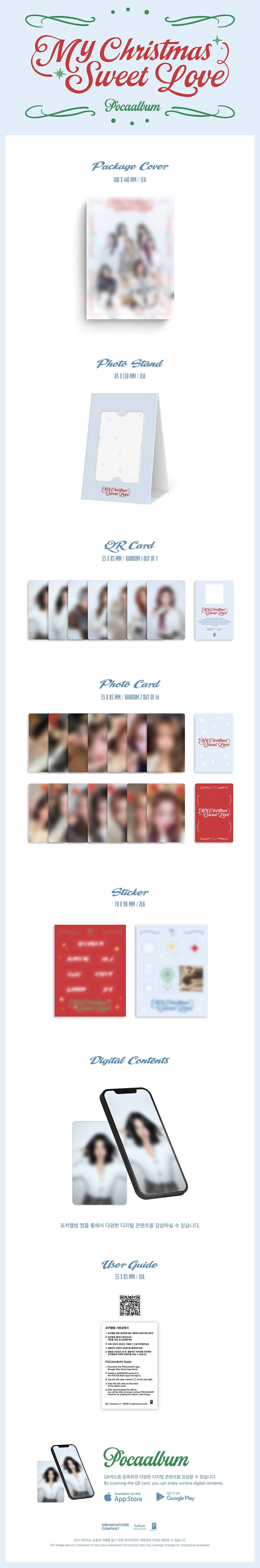 Dreamcatcher - My Christmas Sweet Love [Special Single Album - POCA Ver.]