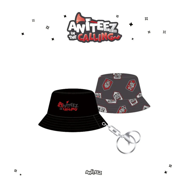 ATEEZ - Bucket Hat Keychain [ANITEEZ IN THE CALLING Official MD]