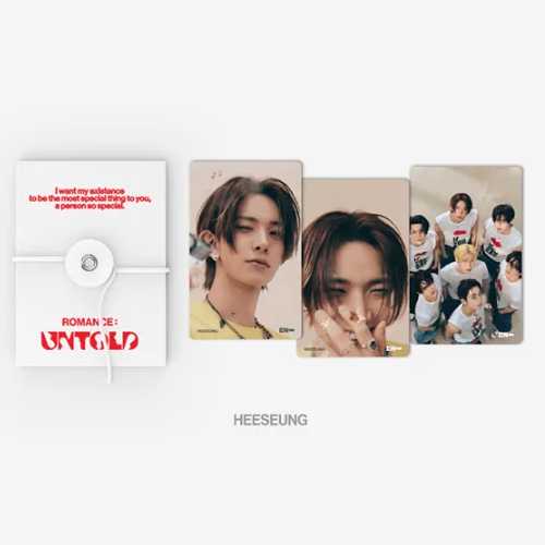 ENHYPEN 3D Lenticular Panorama Package ROMANCE UNTOLD Official MD - HEESEUNG Version