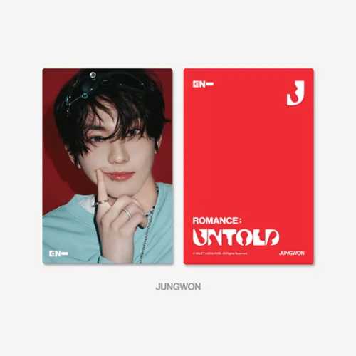 ENHYPEN 3D Lenticular Postcard ROMANCE UNTOLD Official MD - JUNGWON Version