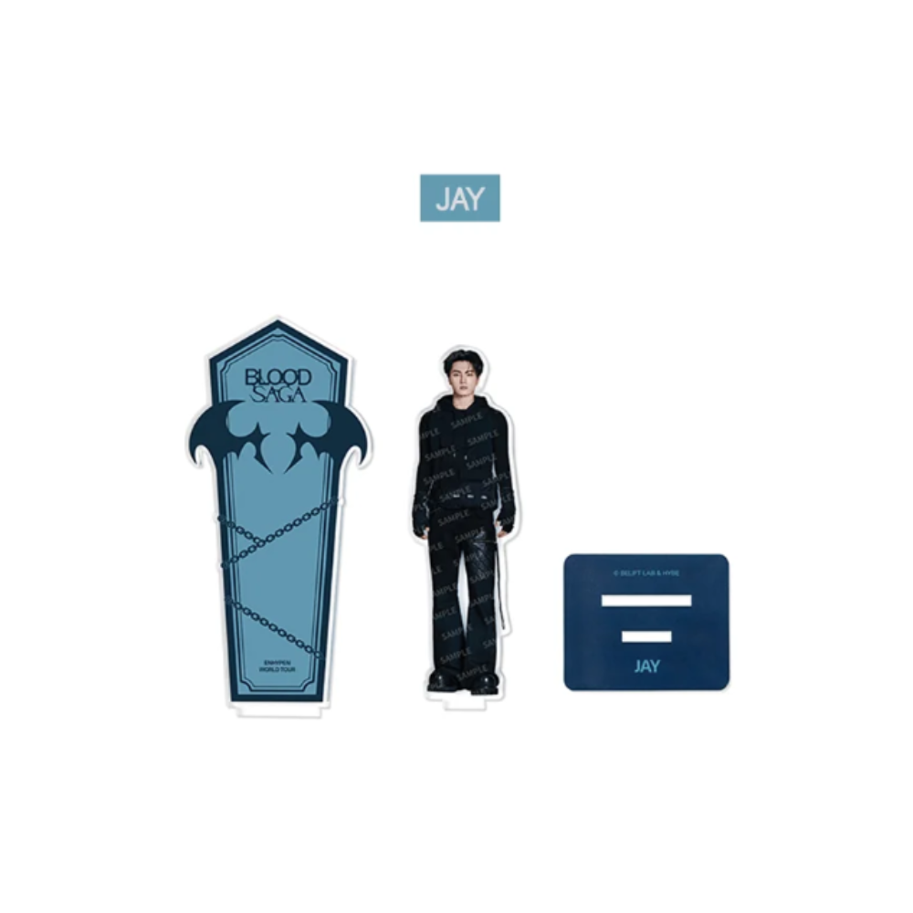 ENHYPEN Acrylic Stand BLOOD SAGA WORLD TOUR Official MD - JAY Ver - Main Image