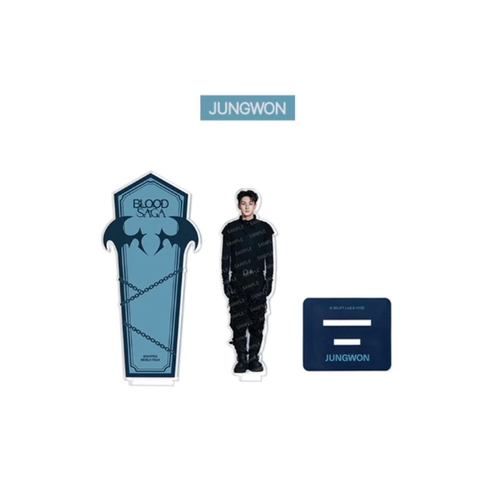 ENHYPEN Acrylic Stand BLOOD SAGA WORLD TOUR Official MD - JUNGWON Ver - Main Image