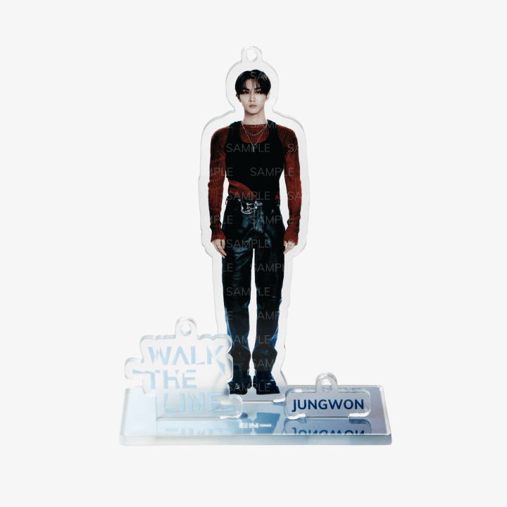 ENHYPEN Acrylic Stand Keyring World Tour WALK THE LINE Official MD main image