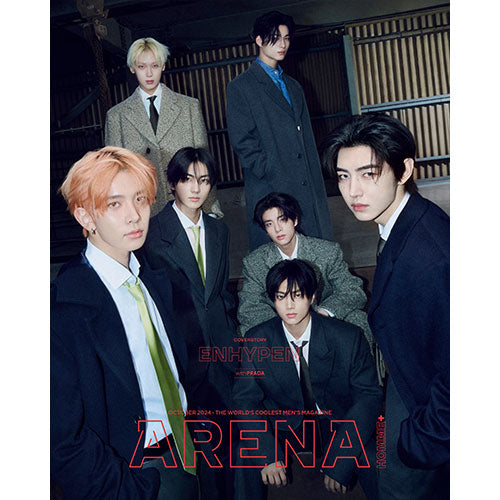 ENHYPEN Cover ARENA HOMME KOREA October 2024 - A ENHYPEN 