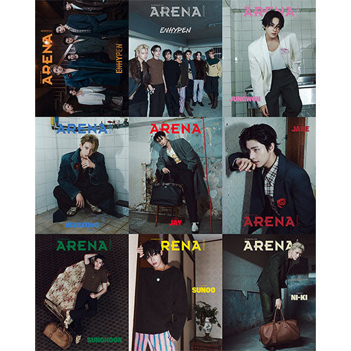 ENHYPEN Cover ARENA HOMME Korea October 2025 - main image