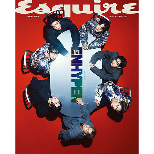 ENHYPEN Cover ESQUIRE March 2024 - A Version Group main image