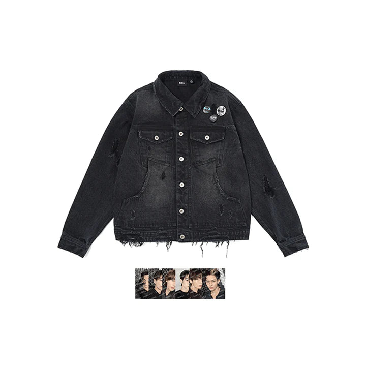 ENHYPEN Denim Jacket BLOOD SAGA WORLD TOUR Official MD - Main Image