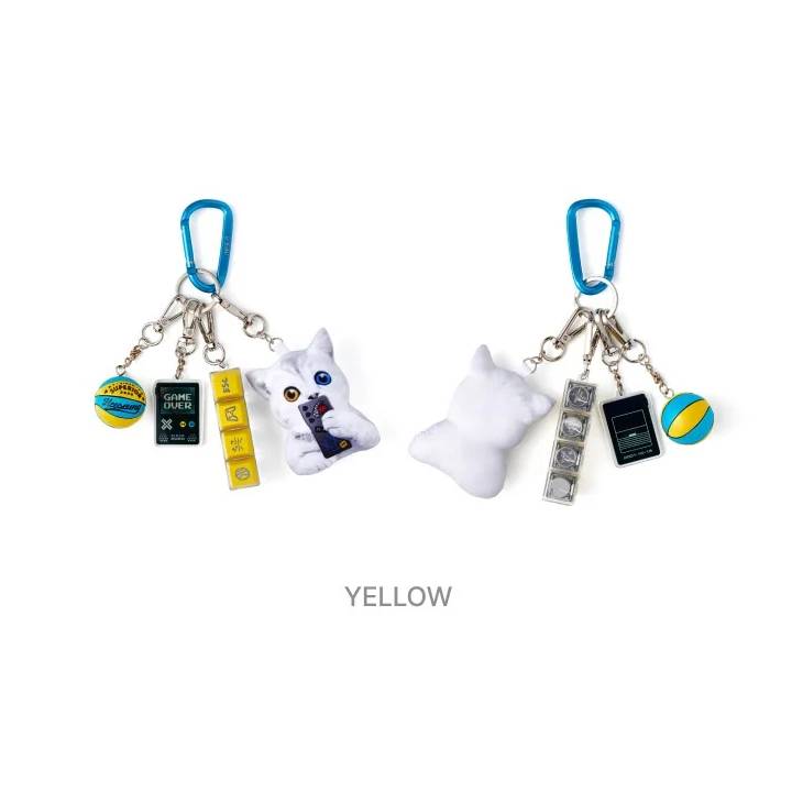 ENHYPEN EVANS Unserious Keyring Package by HEESEUNG Artist Made Collection Official MD - YELLOW Version