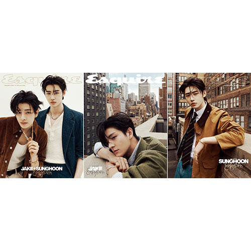 Enhypen Jake and Sunghoon Cover ESQUIRE June 2025 - Main Image