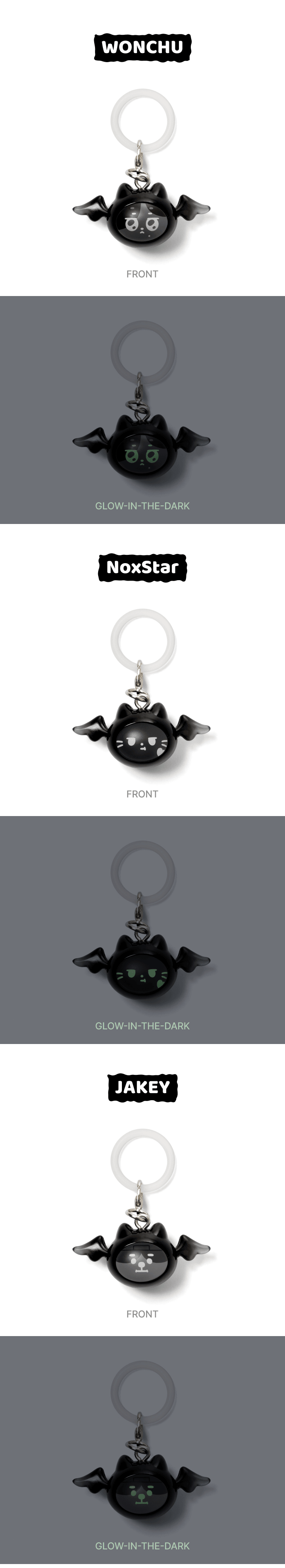 [PRE-ORDER] ENHYPEN - Lucky Draw (Mini Keyring) [SPOOKY ENCHIN Official MD] gallery image 3