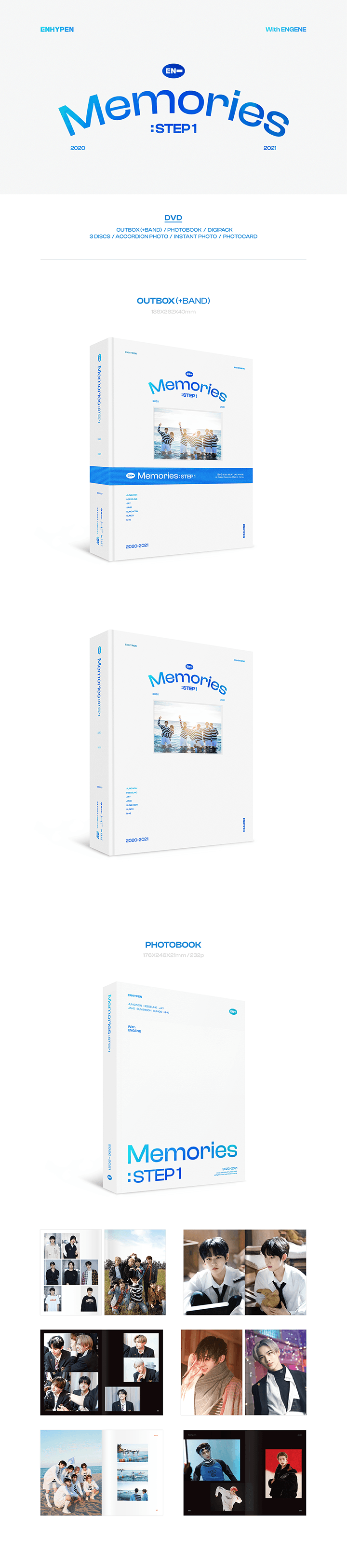 ENHYPEN - Memories: STEP 1 [DVD] - K PLACE