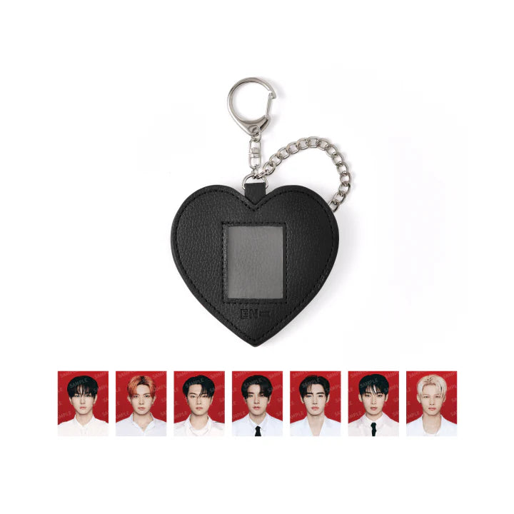 ENHYPEN Mini Photo Holder Leather Keyring WORLD TOUR WALK THE LINE FINAL Official MD main image