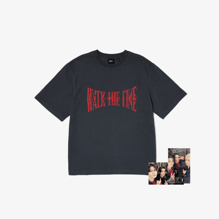 ENHYPEN Oversized SS T-Shirt World Tour WALK THE LINE Official MD main image