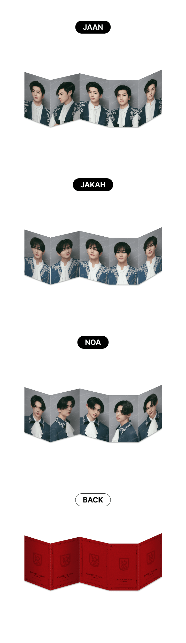 DARK MOON PANORAMA CARD NOA ニキ 未開封 ENHYPEN - Panorama Photocard [DARK MOON Official MD] - K PLACE