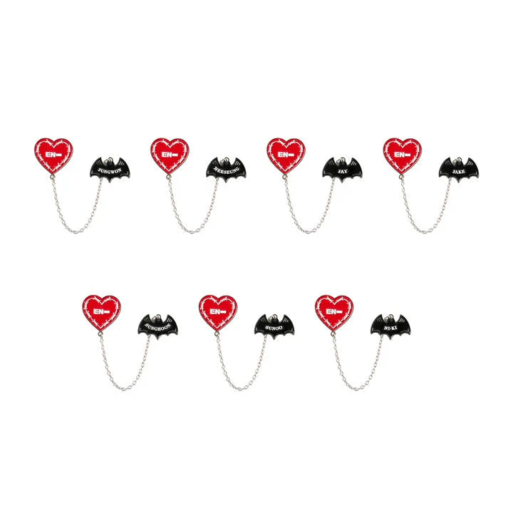 ENHYPEN Pin Badge HOUSE OF VAMPIRE Official MD - Main Image