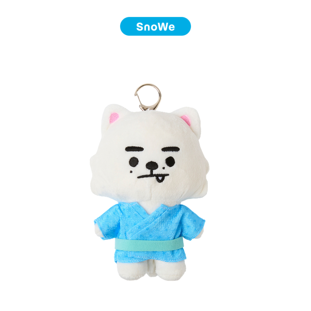 ENHYPEN Plush Keyring JP ENCHIN JAPAN ORIGINAL Official MD - SnoWe Ver - Main Image