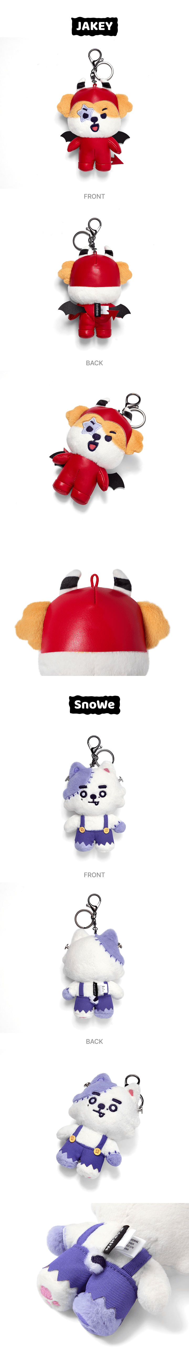 [PRE-ORDER] ENHYPEN - Plush Keyring [SPOOKY ENCHIN Official MD] gallery image 4