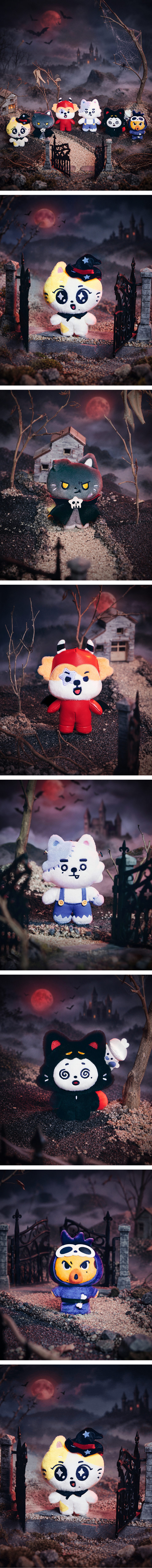 [PRE-ORDER] ENHYPEN - Plush Keyring [SPOOKY ENCHIN Official MD] gallery image 6