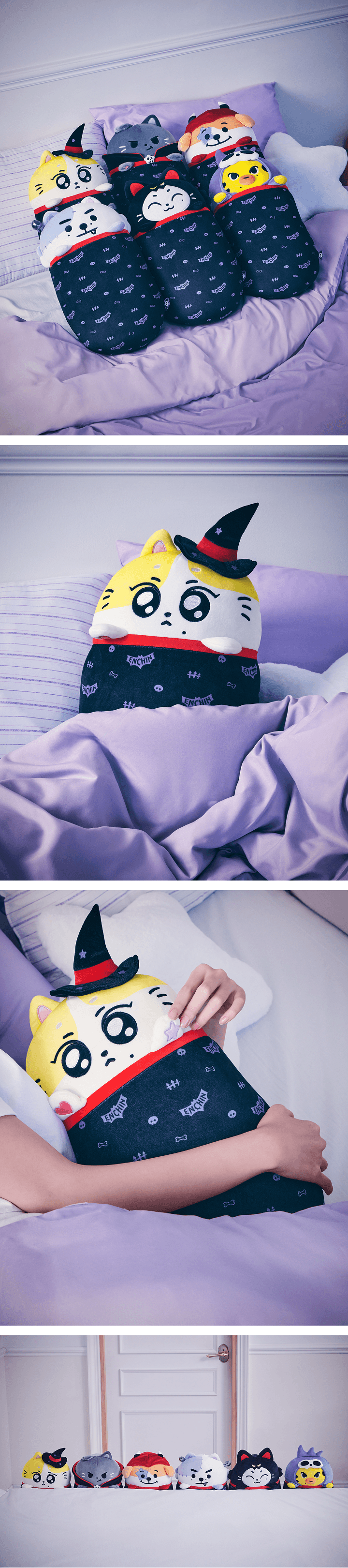 [PRE-ORDER] ENHYPEN - Plush Pillow [SPOOKY ENCHIN Official MD] gallery image 6