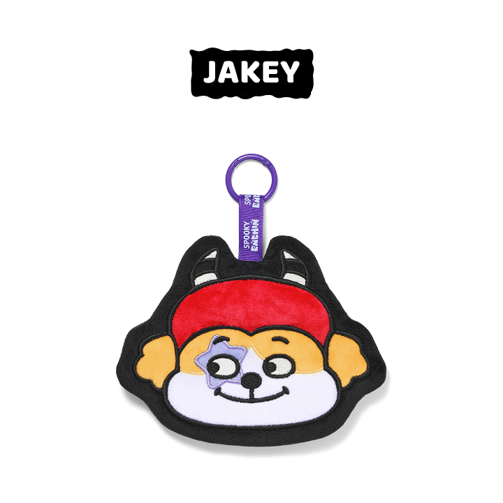 ENHYPEN Plush Pouch Keyring SPOOKY ENCHIN Official MD JAKEY Ver - main image