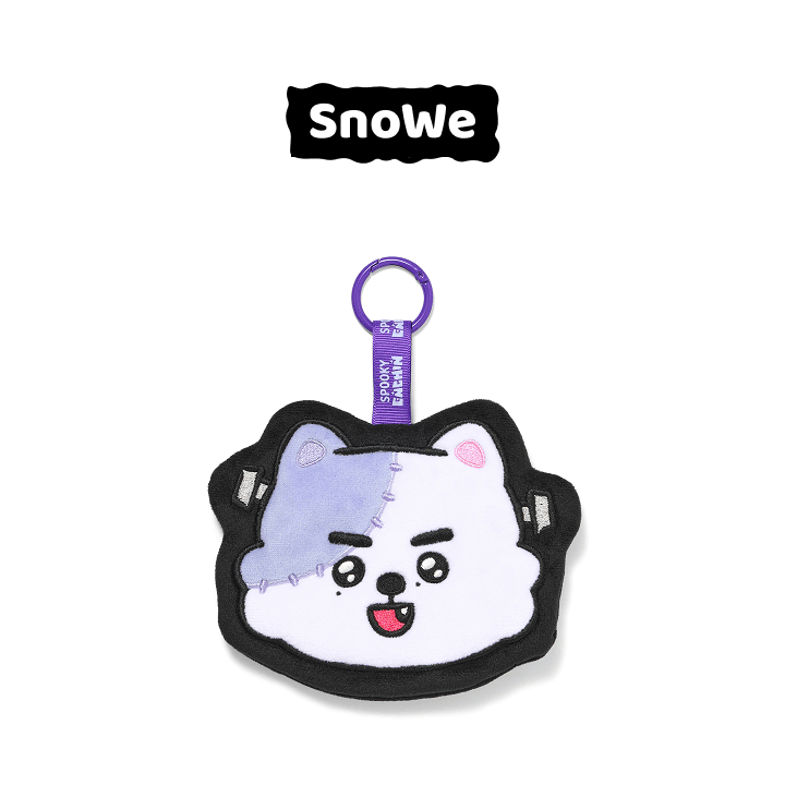 ENHYPEN Plush Pouch Keyring SPOOKY ENCHIN Official MD SnoWe Ver - main image