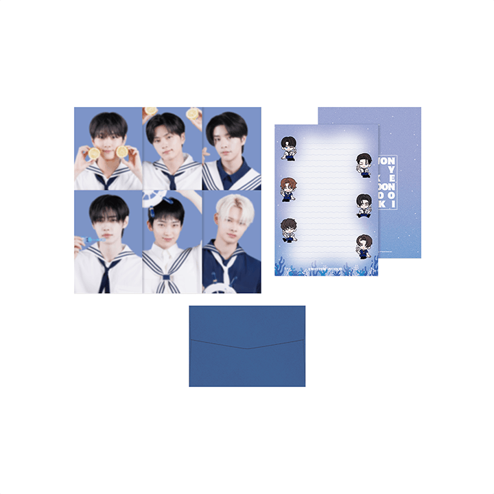 ENHYPEN Postcard and Letter Set ENHYPEN WORLD SAILOR Official MD - Main Image
