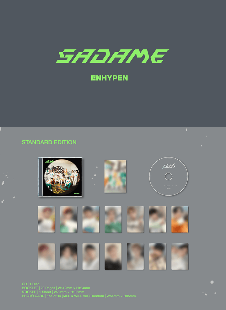 ENHYPEN - Sadame [1st JP Album - Standard Edition] - K PLACE