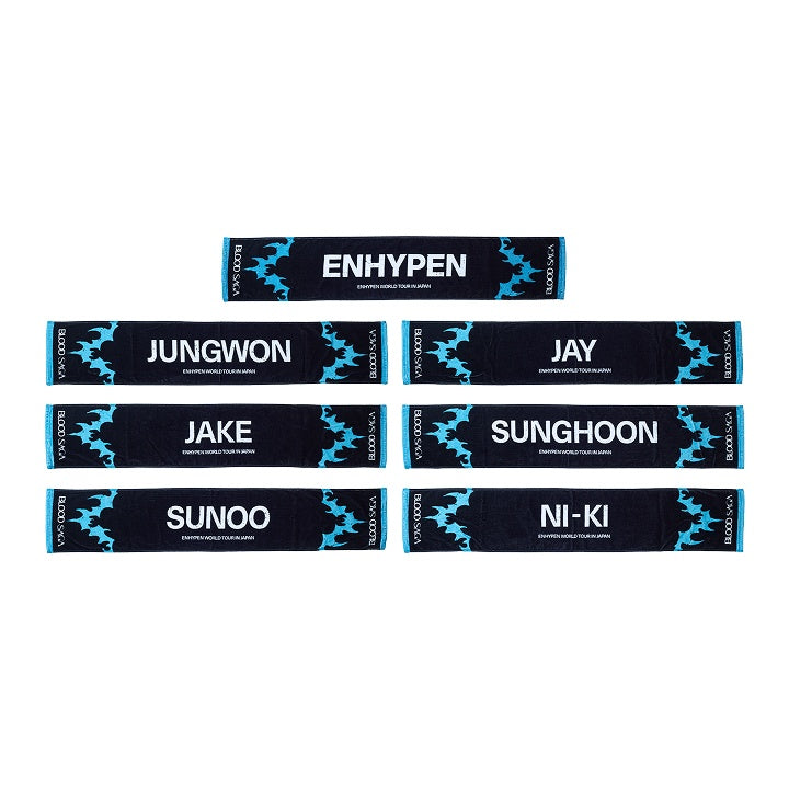 ENHYPEN Slogan Towel BLOOD SAGA in JP WORLD TOUR Official MD - main image