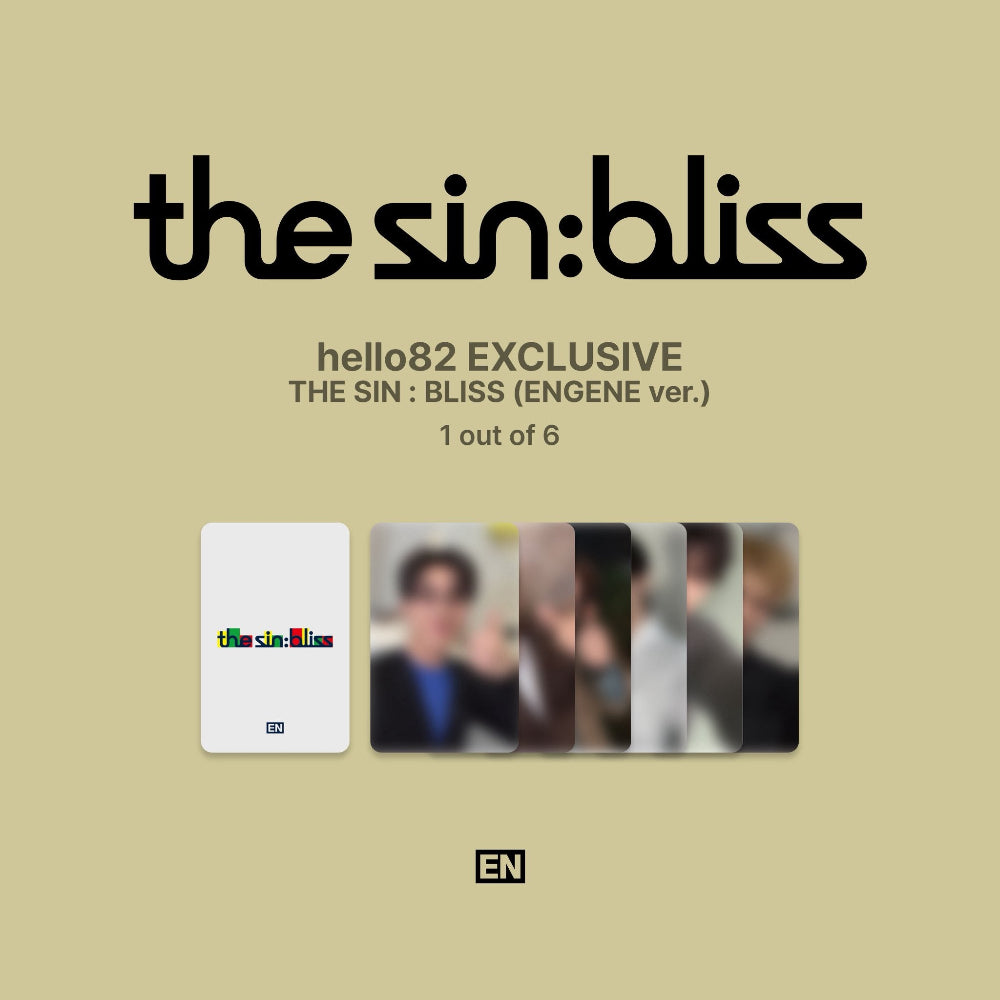 ENHYPEN THE SIN BLISS 8th Mini Album - hello82 Exclusive Engene Ver - hello82 PC