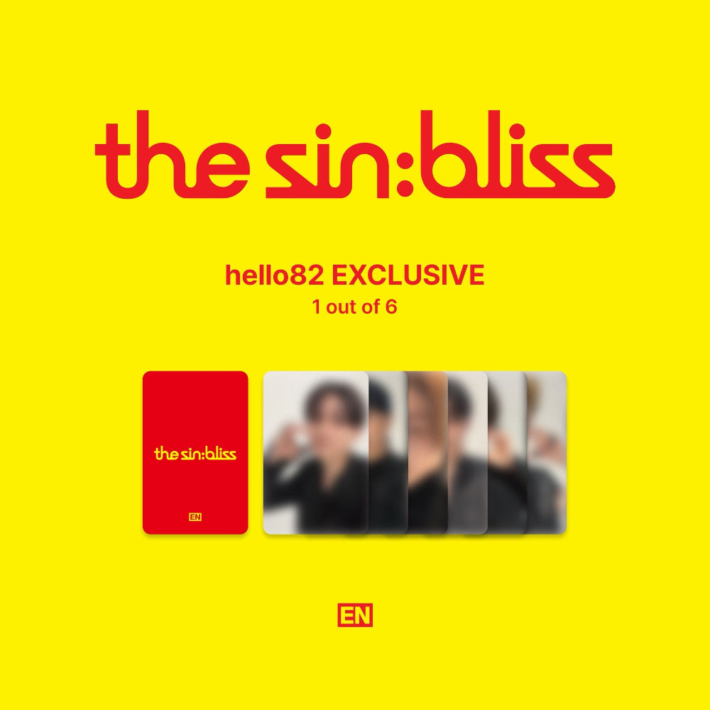 ENHYPEN THE SIN BLISS 8th Mini Album - hello82 Exclusive Ver - hello82 PC
