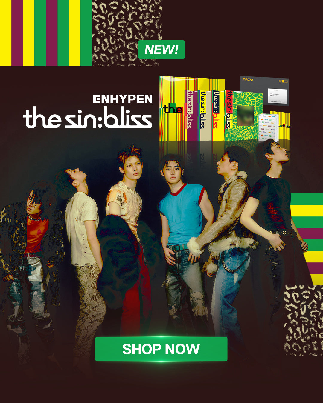 ENHYPEN THE SIN BLISS Album - Mobile Banner