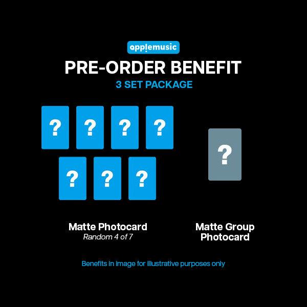 ENHYPEN THE SIN VANISH 7th Mini Album - Apple Music Set POBs