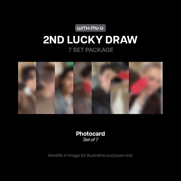 ENHYPEN THE SIN VANISH 7th Mini Album FUGITIVES Ver - Withmuu 2nd Lucky Draw Set