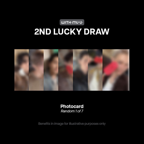 ENHYPEN THE SIN VANISH 7th Mini Album FUGITIVES Ver - Withmuu 2nd Lucky Draw