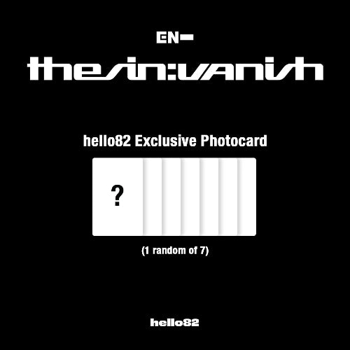 ENHYPEN - THE SIN : VANISH [7th Mini Album - hello82 Exclusive Ver ENHYPEN - THE SIN : VANISH [7th Mini Album - hello82 Exclusive Ver
