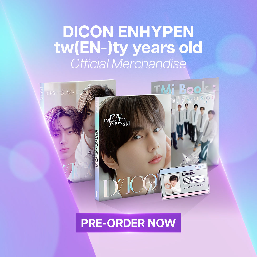 ENHYPEN Twenty Years Old Dicon Pre-Order Mobile Banner