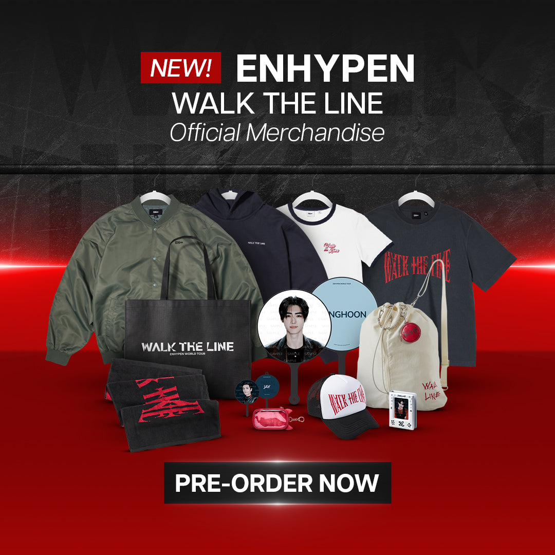 ENHYPEN WALK THE LINE World Tour Official MD Banner Mobile