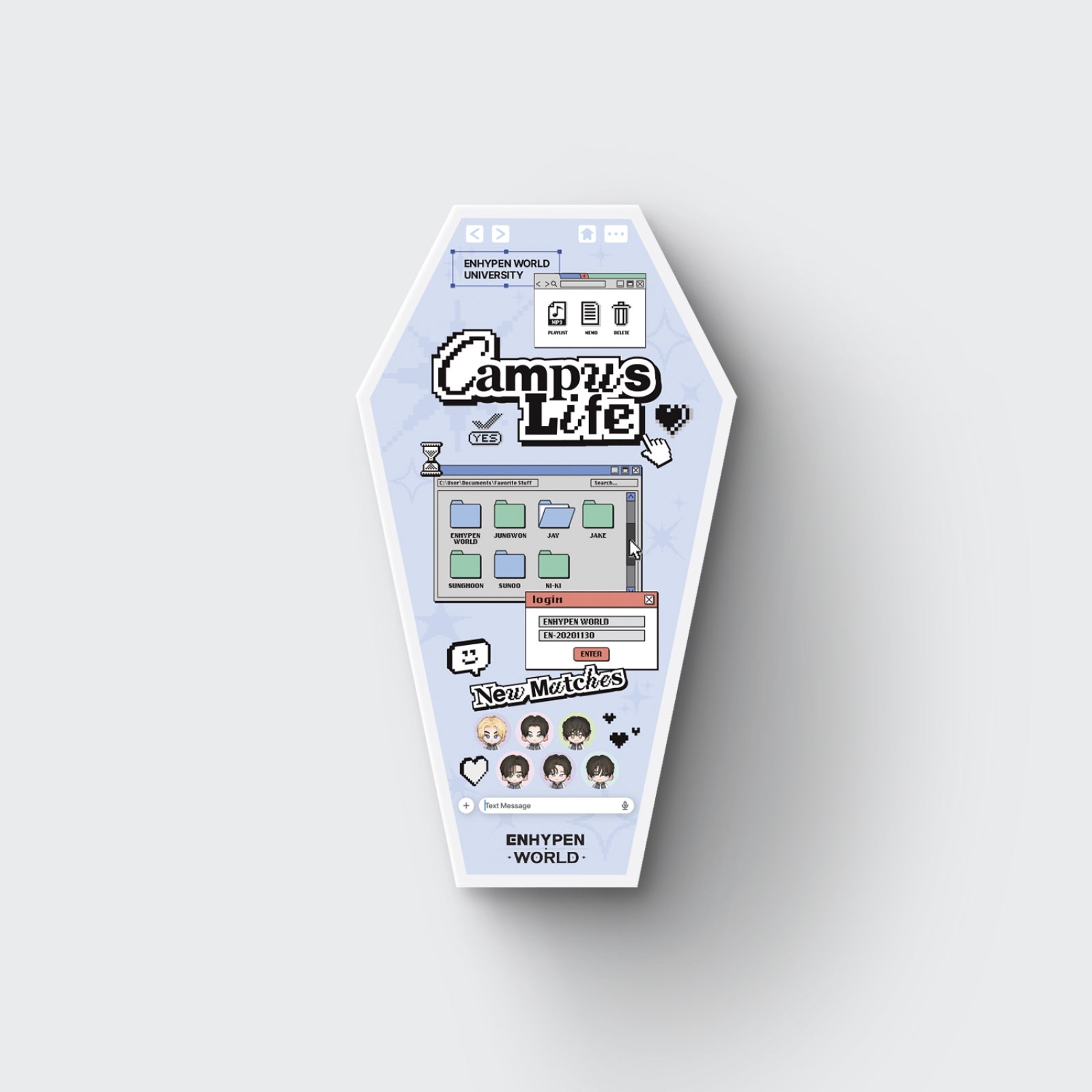 ENHYPEN - World Coupon Card Collection [CAMPUS LIFE SPECIAL Ver