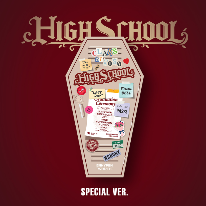 ENHYPEN World Coupon Card Collection HIGH SCHOOL SPECIAL Ver - main image