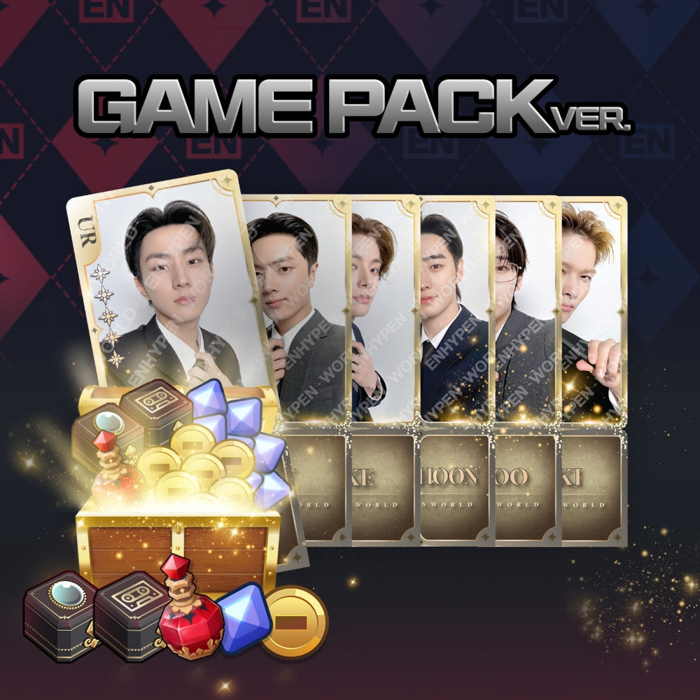 ENHYPEN World Coupon Card Collection NEWS ROOM GAME PACK Ver - Main Image
