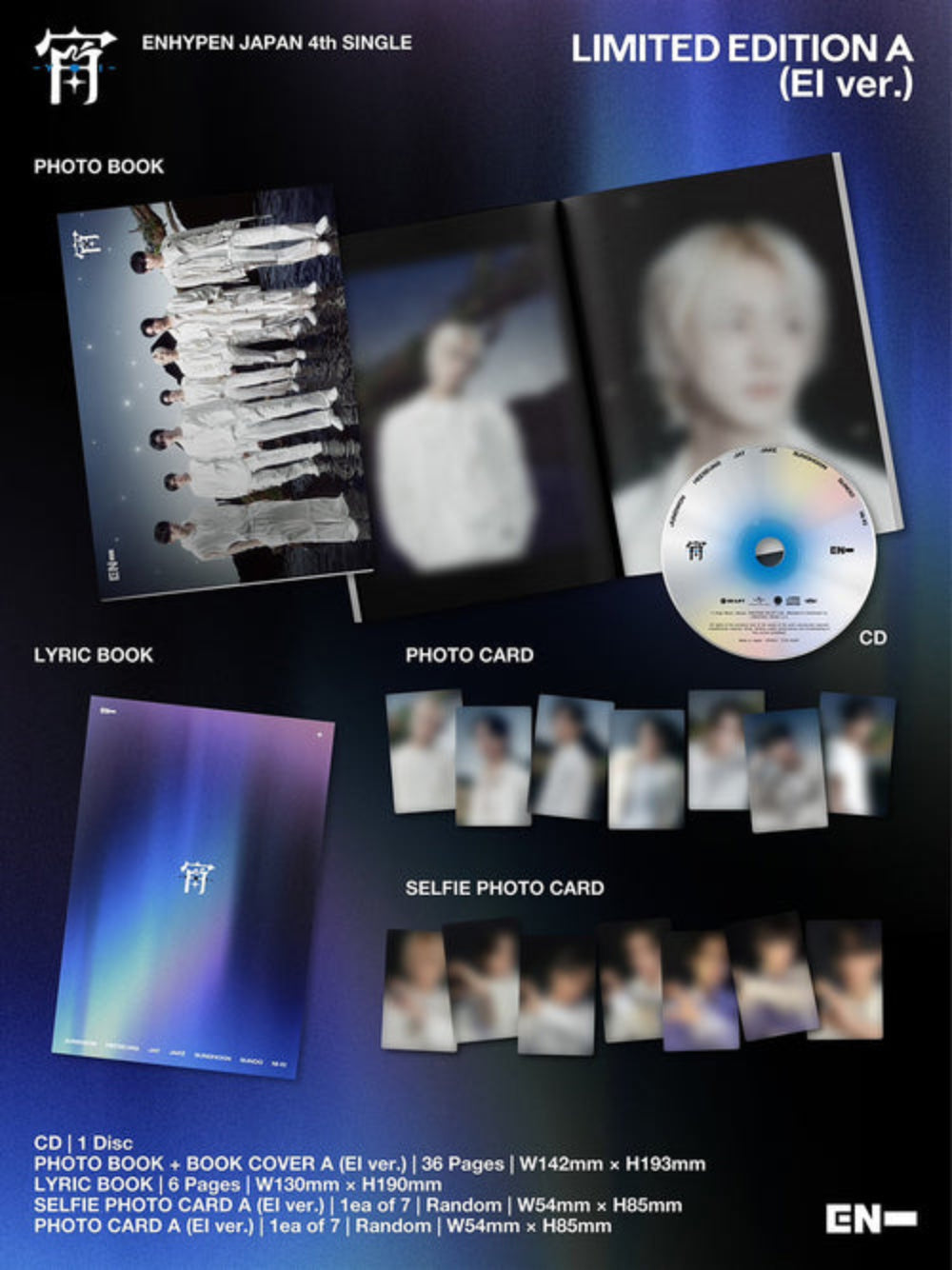 ENHYPEN - YOI [4th JP Single Album - Limited Edition A] - K