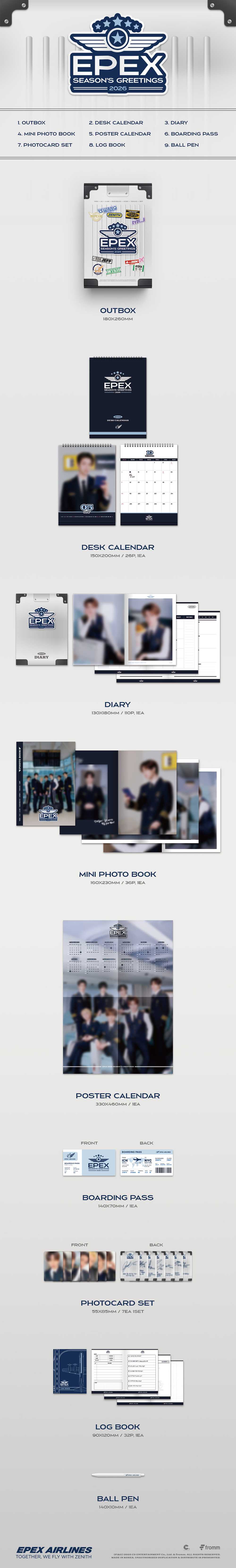 [PRE-ORDER] EPEX - 2026 Season's Greetings