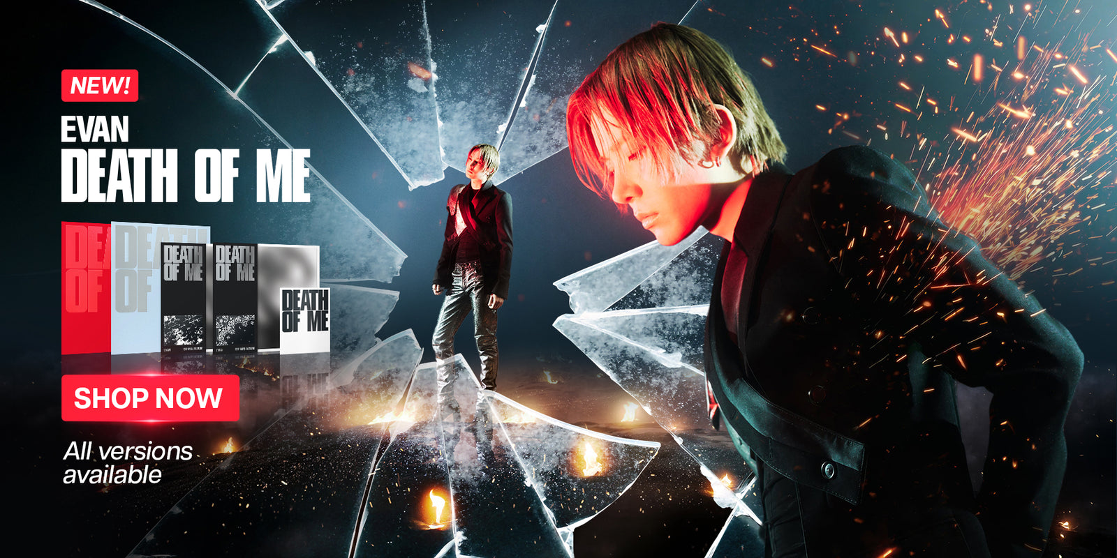 EVAN DEATH OF ME Album - Banner