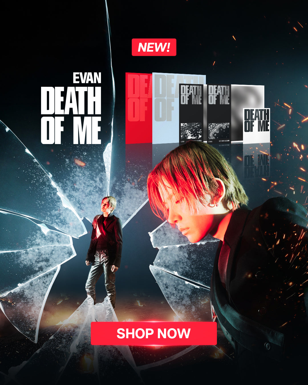 EVAN DEATH OF ME Album - Mobile Banner