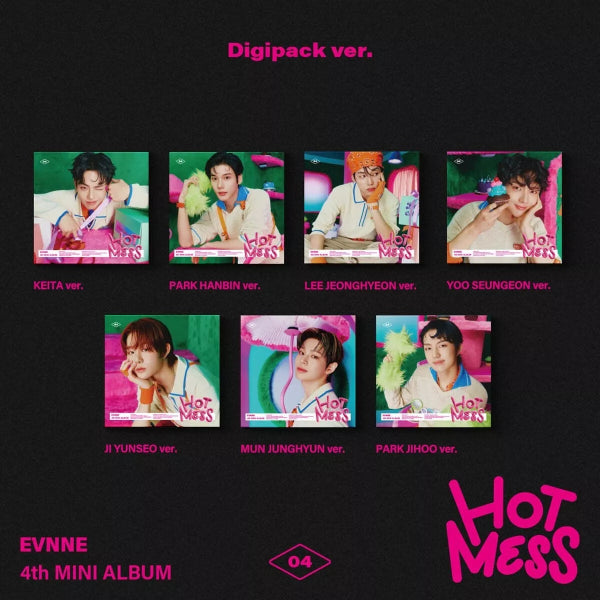 EVNNE HOT MESS 4th Mini Album - Digipack Ver - Main Image 