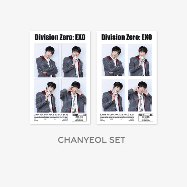 EXO 4Cut Photo Set 2026 SM ARTIST Seasons Greetings Official MD CHANYEOL Ver - main image
