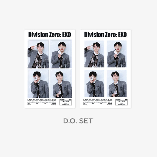 EXO 4Cut Photo Set 2026 SM ARTIST Seasons Greetings Official MD DO Ver - main image