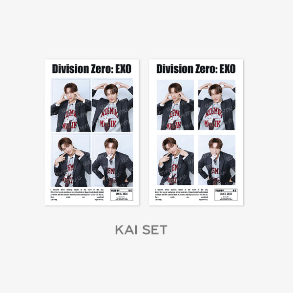 EXO 4Cut Photo Set 2026 SM ARTIST Seasons Greetings Official MD KAI Ver - main image