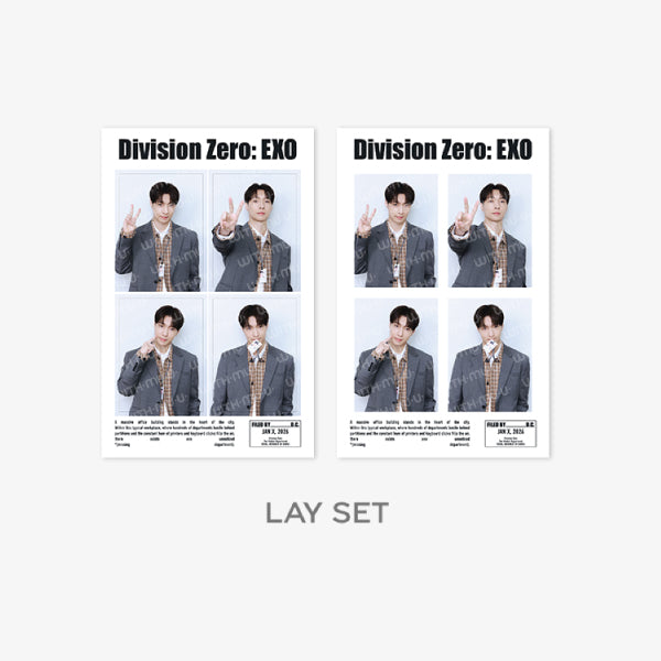 EXO 4Cut Photo Set 2026 SM ARTIST Seasons Greetings Official MD LAY Ver - main image